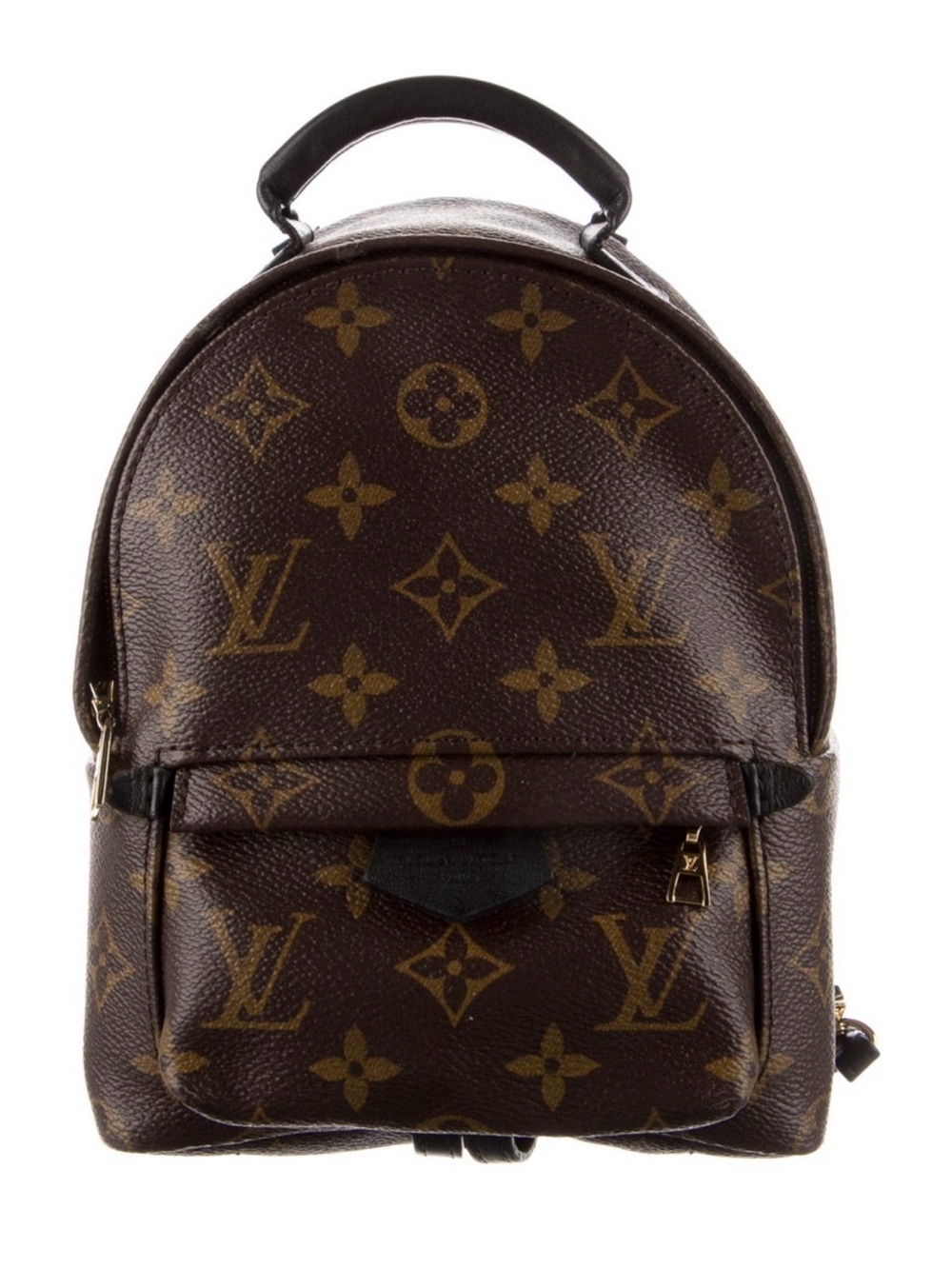 Louis Vuitton Monogram Canvas Mini Backpack in Brown and Gold